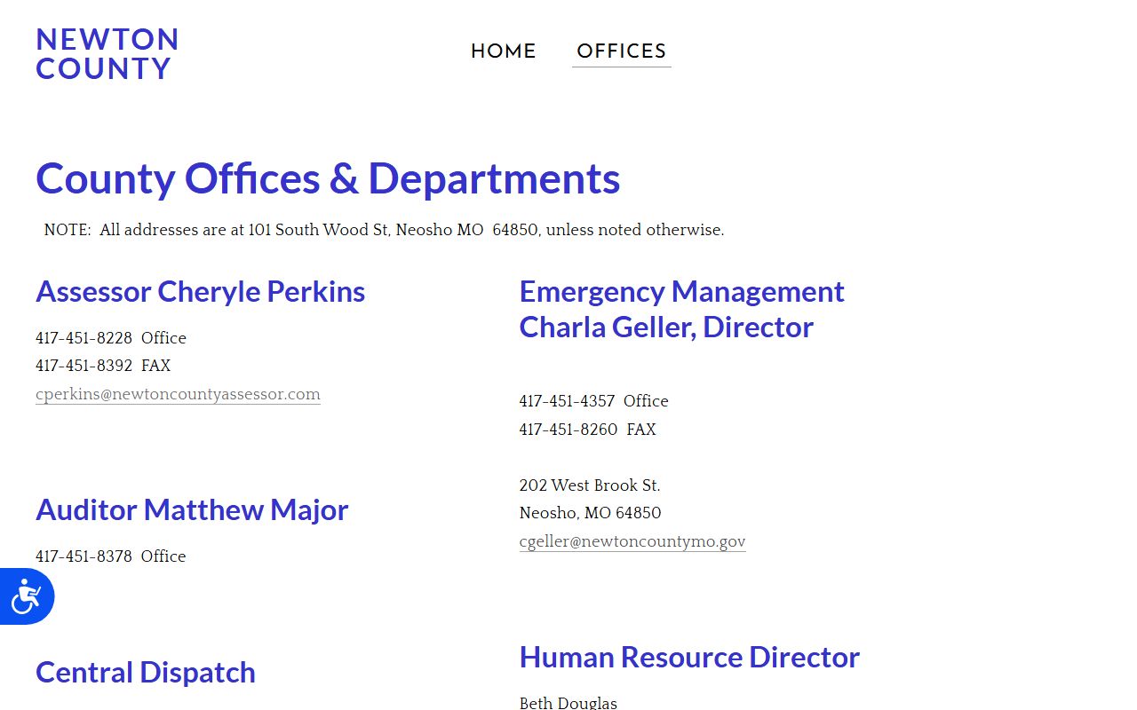 Newton County court records after arrest county offices listing
